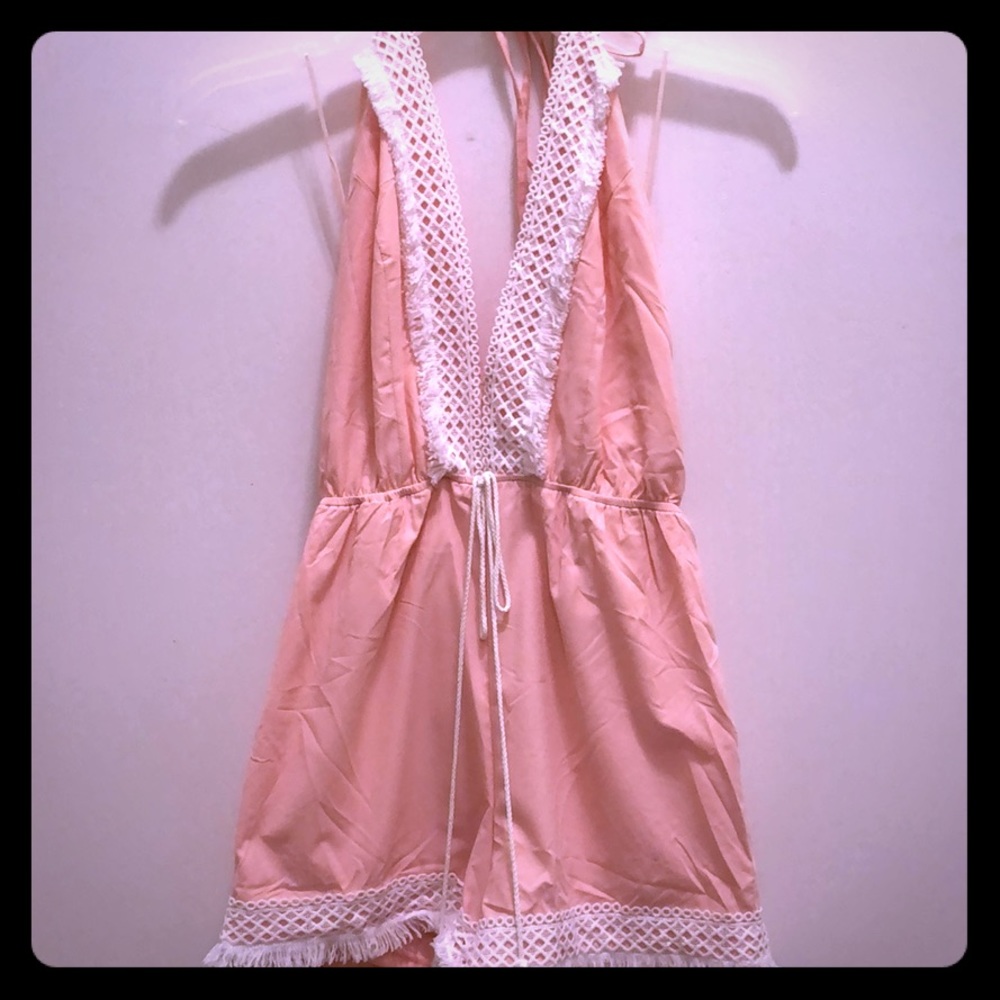 Light Pink Romper. NEVER BEEN WORN